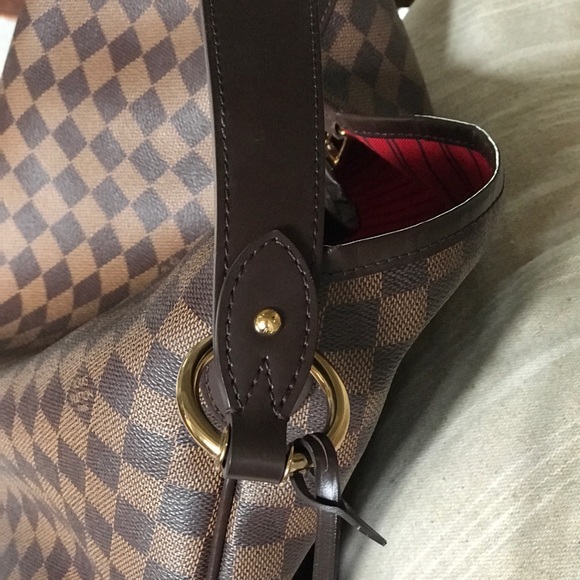Authentic Louis Vuitton Damier Ebene Delightful MM - Picture 3 of 8